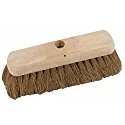 HBC Broom Head - Plain Stock, Filled Natural Coco 10"