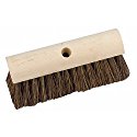 10" Heavy duty bassine bristle hard yard broom head