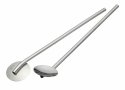 Kitchen Craft Stainless Steel Two-in-One Drinking Straws / Stirrers- set of two