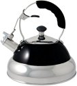 Wesco Classic Line Stainless Steel 2 Litre Stove Top Kettle, Black