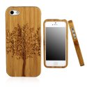 Lerway Bamboo Wood Wooden Tree Pattern Design Hard Shell Cover Case for Iphone5