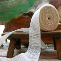 Burlap Ribbon, 2 inches x 10 yards, Rustic, Vintage, Wedding